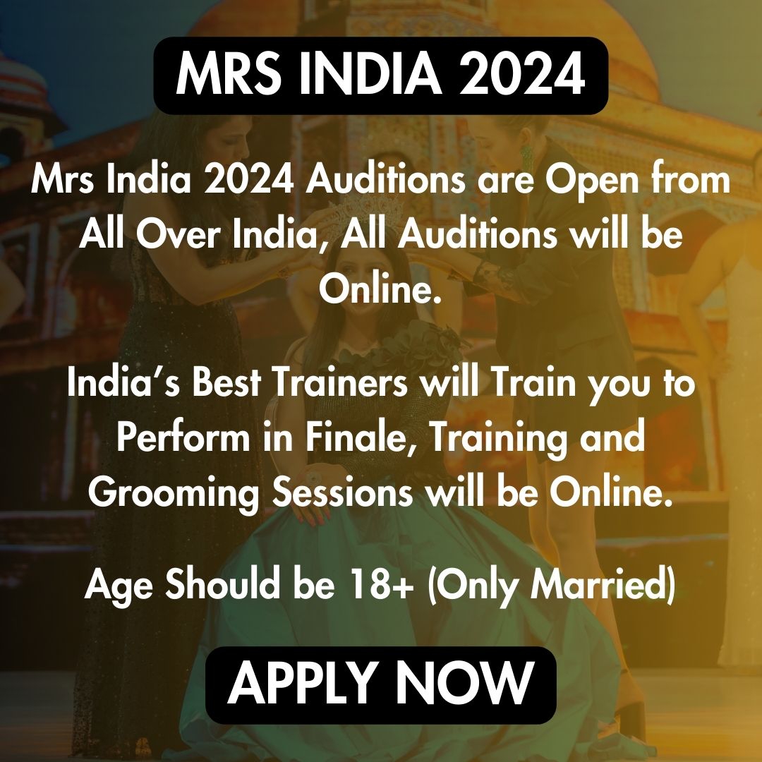 Register for Mrs India 2024